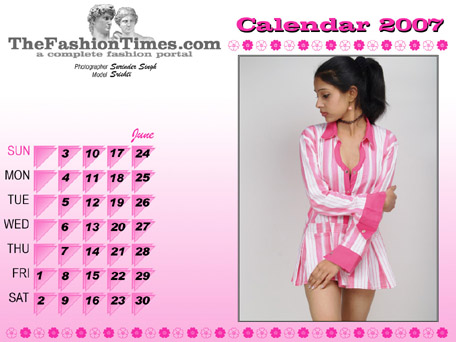 TheFashionTimes.com Calendar 2007 - 2008